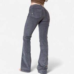 JAG Y2K grey corduroy low rise boot cut pants